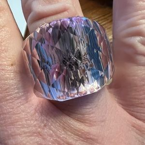 Swarovski Nirvana Flash pink ring